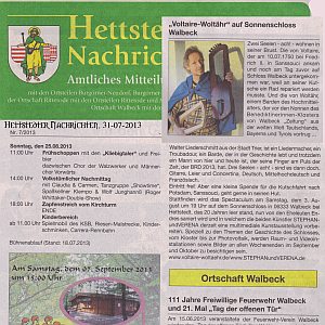 Hettstedter Amtsblatt 31.7.13