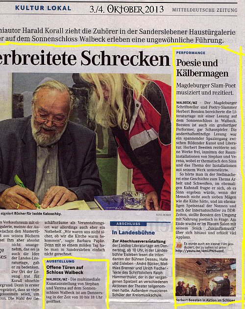 Mitteldeutsche Zeitung 3.10.13